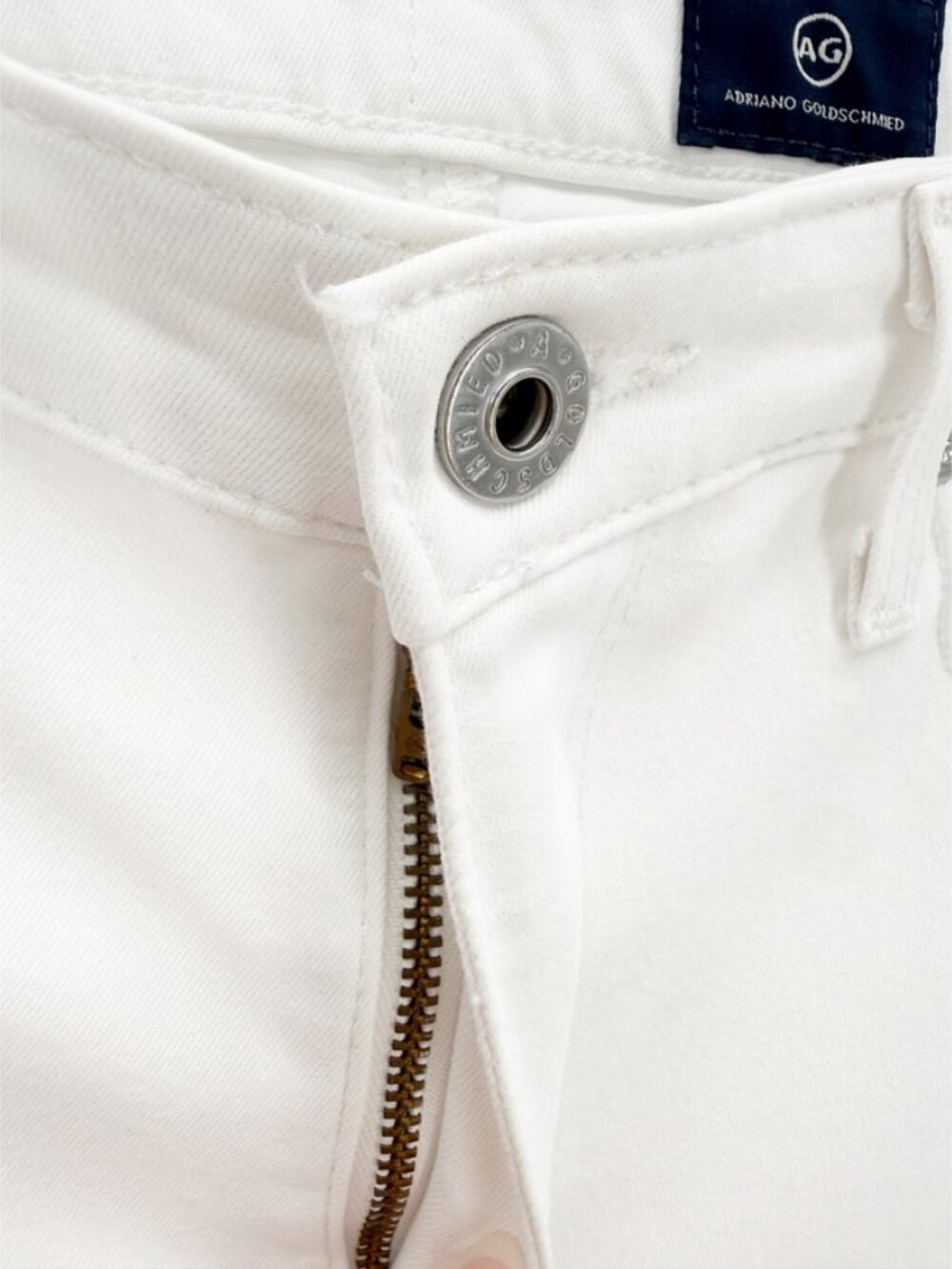 AG Adriano Goldschmied Prima Crop White Ankle & Cropped Jeans “cigarette leg” 28 - Picture 3 of 16